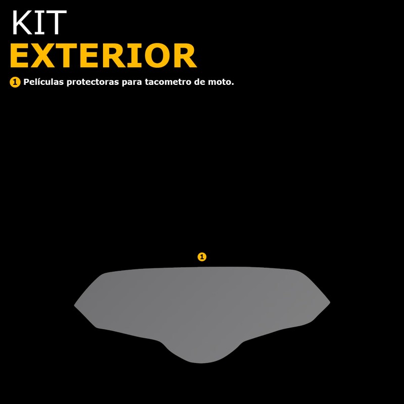 Protector Exterior Ppf Para Tacómetro De Moto Pulsar N160 /