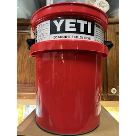 Yeti NEW! YETI LoadOut Bucket 5 gallon- Rescue Red Fireman