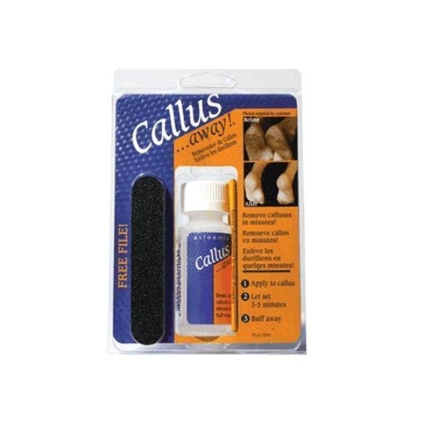 Callus Away with File, Size: 1 Oz by A.I.I. CLUBMAN