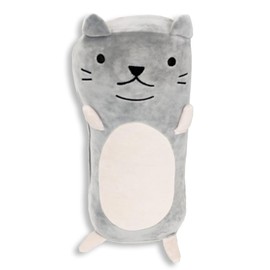 Pillowtex Memory Foam Cat Pillow | Marshmallow The Cat Gray