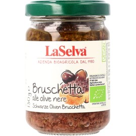 Black Olive Bruschetta Preparation Made from Black O. 2 x 130 g