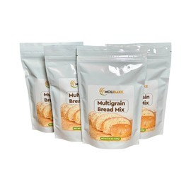 Molibake Multigrain Bread Mix Pack of 4 – All-Natural Multigrain Bread Mix