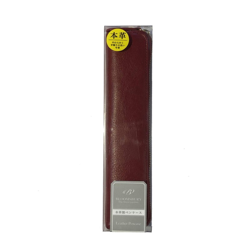 Raymay Fujii NF2803K Pencil Case, Bloomsbury, Leather Pen Case, Leather,
