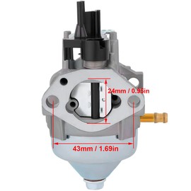 ZAMDOE 16100-Z8B-901 Carburetor (BB76A A) for Honda GCV160LA0 GCV160LA1 S3B S3LB Engines HRR216K10 HRR216K9 HRS216K5 HRS216K6 HRS216K7 Lawnmower with Air Filter Spark