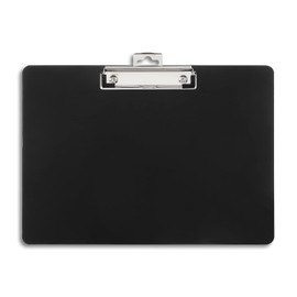 Staples 1671418 Plastic Recycled Clipboard Landscape Size Black 9-Inch X 12 1/2-Inch
