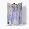 Purple Throw Blanket, Boho Blankets Abstract Soft Fleece Blankets for