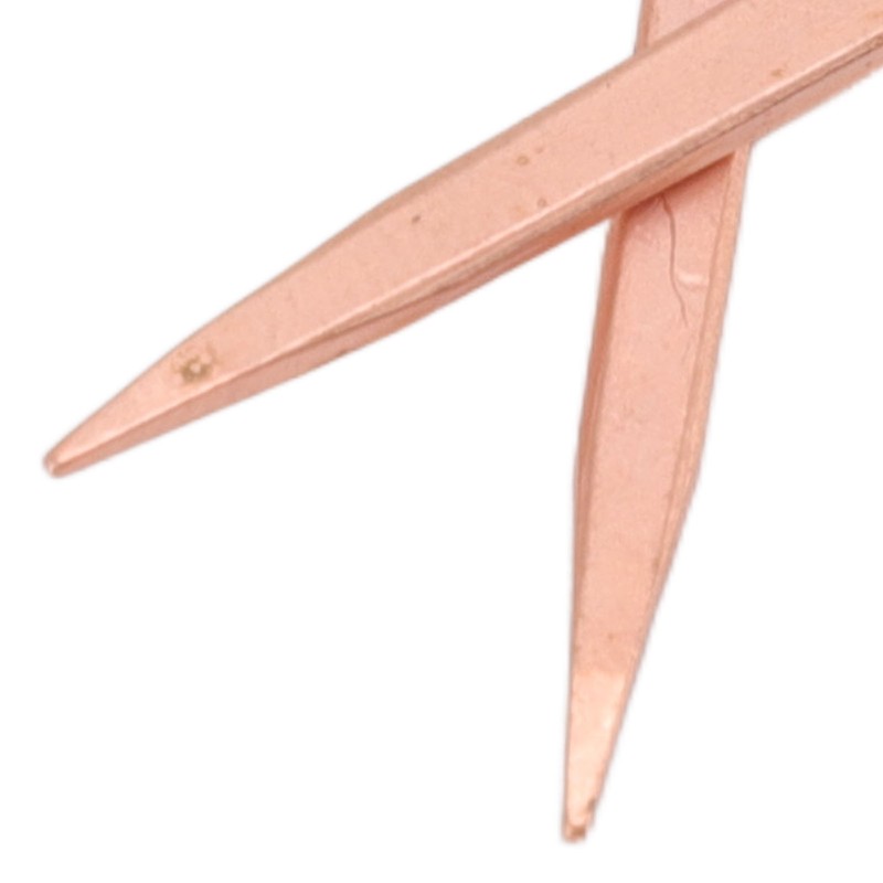 250Pcs Horseshoe Nails Copper Plating Shoeing Nails with Plastic Box