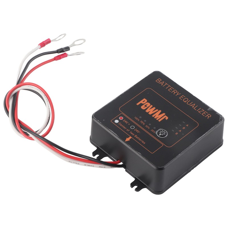 Battery Equalizer Black Solar System Balancer with Reverse Connection Protection