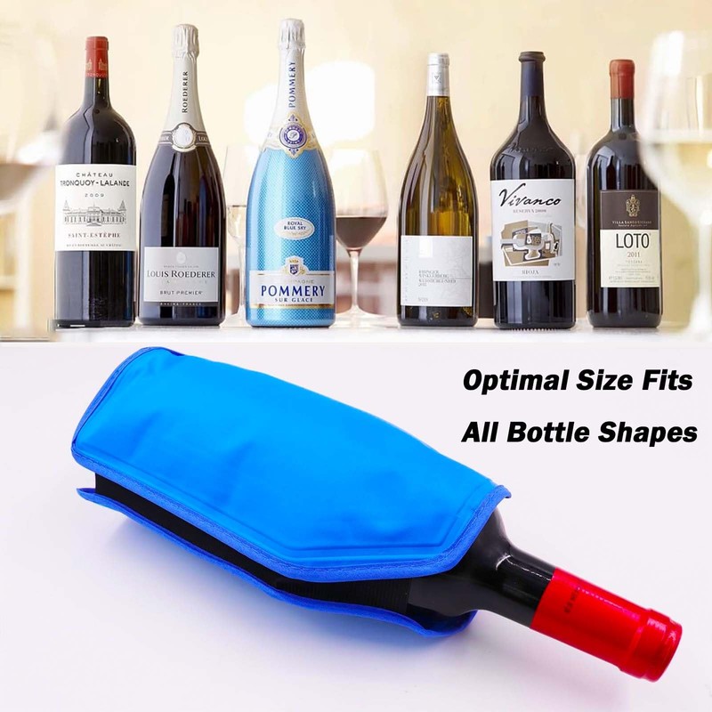 Wine Cooler Sleeve with Protector Instant Cooling and Keeps Your