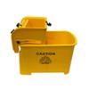 EQCOTWEA Commercial Mop Bucket with Wringer on Wheels Combo Rectangular