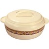 TABAKH Karishma 8-Liter Insulated Casserole Serving Bowl With Lid Food