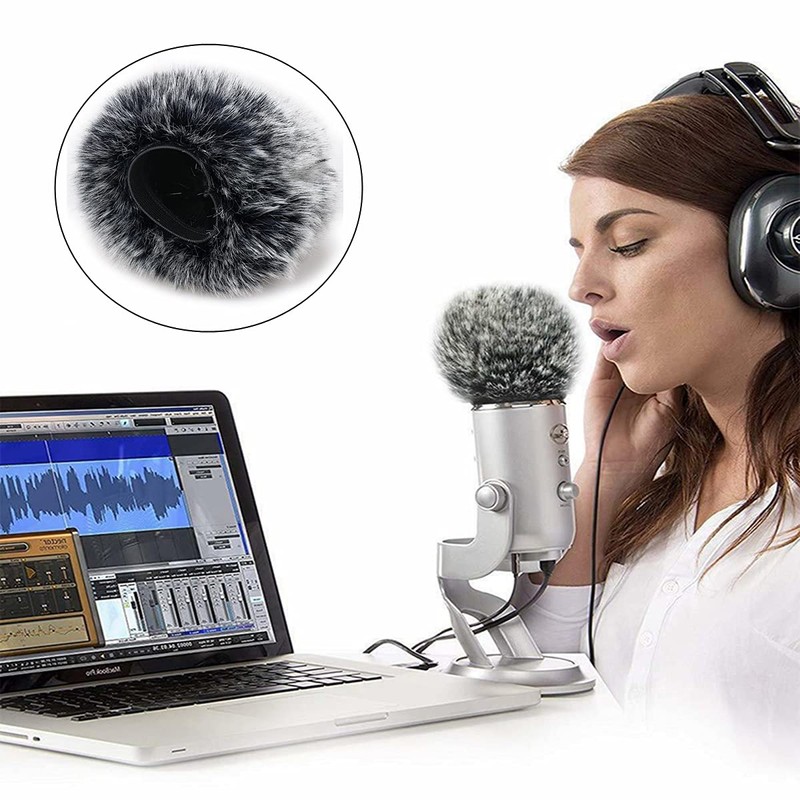 Microphone Windscreen, Includes 1 Fur, Microphone Cover, Microphone, Accessories, Microphone