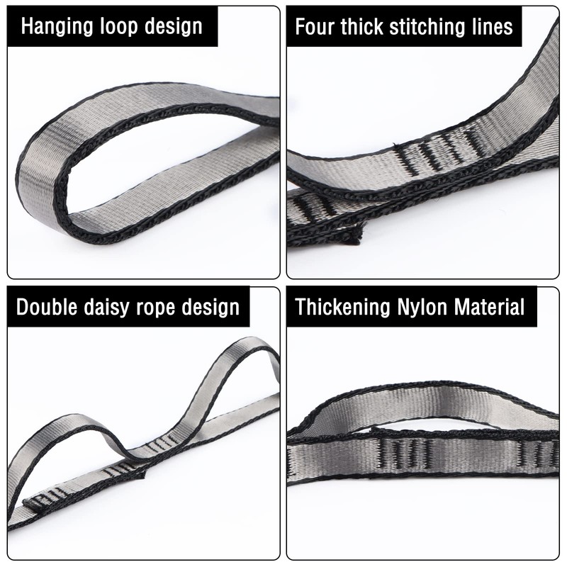 Daisy Chains Yoga Hammock Extension Strap 23 KN Adjustable Nylon