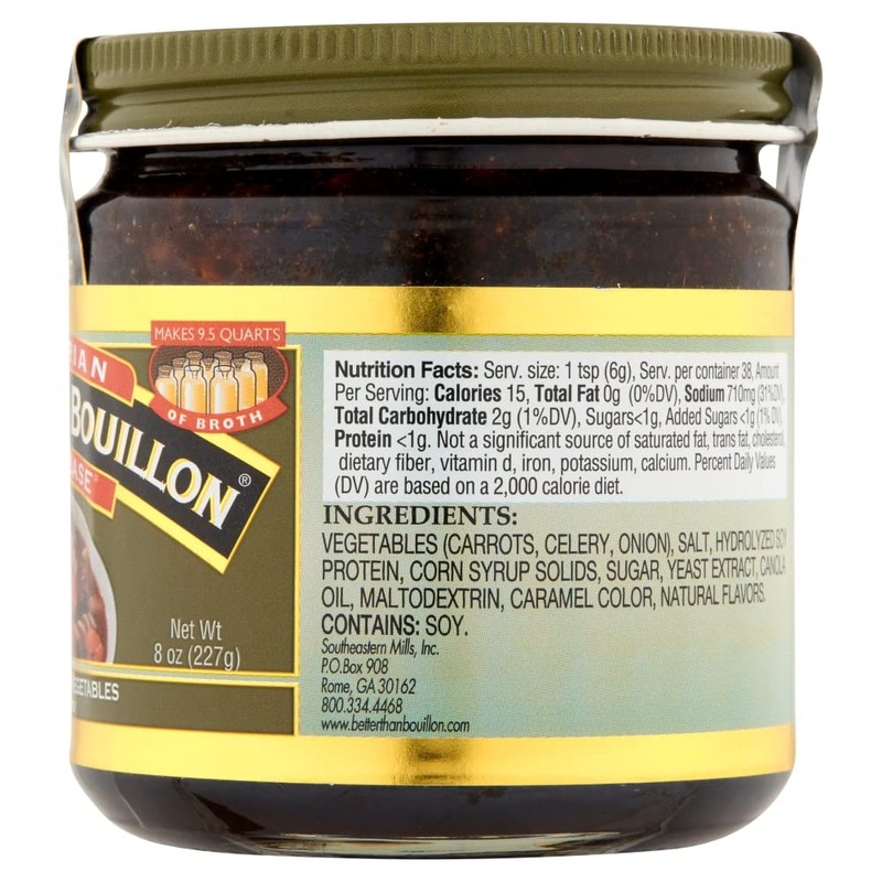 Better Than Bouillon Vegetarian No Beef Base, Made with Seasoned