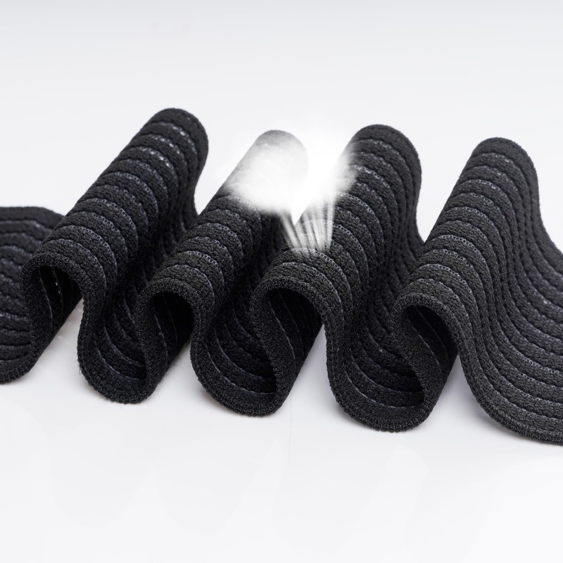Rbenxia 4 Pieces of Black Elastic Ankle Compression Bandage Adjustable