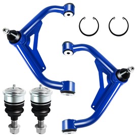STZJAYE 2-4inch Upper Control Arms Compatible with 2001-2010 Chevy Silverado, 2-4" Lift Front Adjustable Suspension Control Arm Kit for GMC Sierra 1500 HD/2500/2500 HD/3500/3500 HD