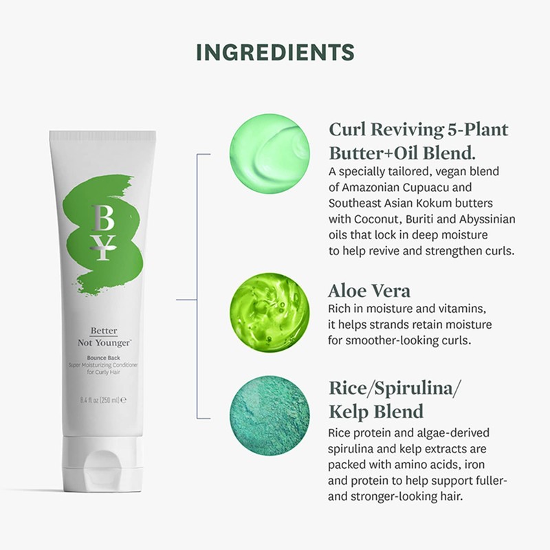 Bounce Back Super Moisturizing Conditioner by Better Not Younger for