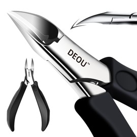DEOU Toenail Clippers Blade for Ingrown and Thick Nails Stainless Steel Pedicure Tools at Home ingrown toenail Treatment Professional Podiatrist Nail Clippers with Upgraded Handle (Eagle Beak Pliers)