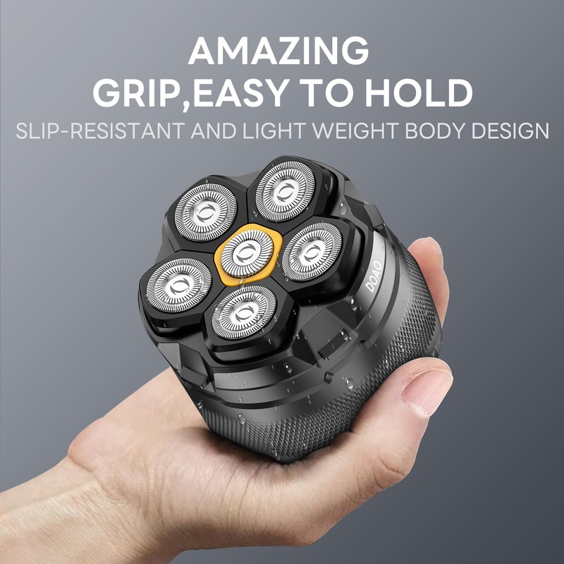 Head Shavers for Bald Men, 6D Magnetic Floating Blades, Smooth