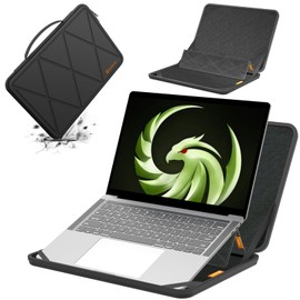 Smatree MS98 Hard EVA Protective Sleeve with Stand Compatible for 15.6 inch MSI Alpha 15 AMD Advantage Edition, MSI Bravo 15 B7E, Katana GF66/Katana 15/Sword 15 Laptop