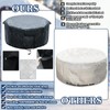 Insulated Inflatable Hot Tub Cover Round Full Coverage Hot Tub