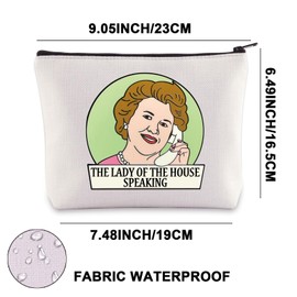 G2TUP Mrs Bucket Makeup Bag Mrs Bucket Bouquet TV Show Gifts The Lady Of The House Speaking Hyacinth Bucket Gifts (Lady Of)