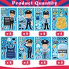 24 Sheets Make Your Own Policeman Stickers, Make-a-face Stickers, Educational