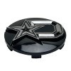 Dropstars Gloss Black/Chrome Snap In Center Cap (Middle Portion Only)