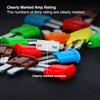 Nilight 105PCS Micro2 Fuse ATR APT Car Blade Fuses Assortment