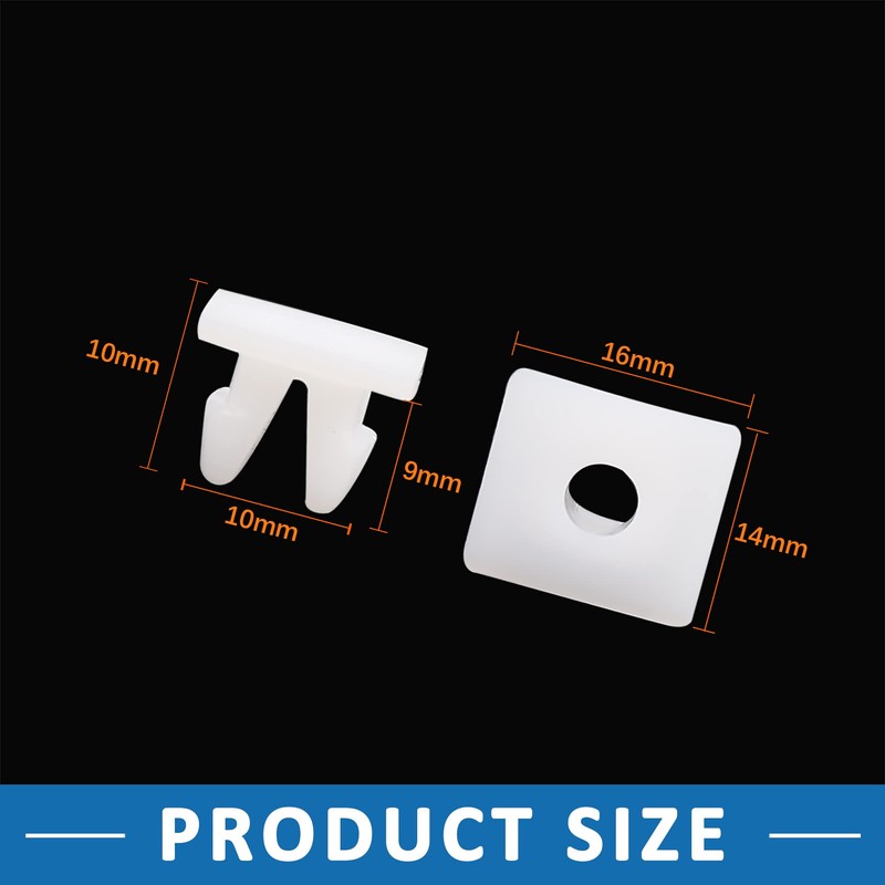 A ABSOPRO Bumper Clip Rivet 90189-06193 Bumper Fender Fastener Clip