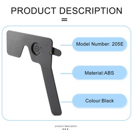Ksrnsne Professional Ophthalmic Lorgnette 17 Pinhole Black Plastic Vision Test Eye Occluder