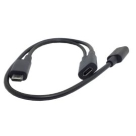 chenyang Micro USB 1 to 2 Y Splitter Cable,Micro USB 1 to 2 Charging Extension Cable Supports Charging Two Devices at The Same Time