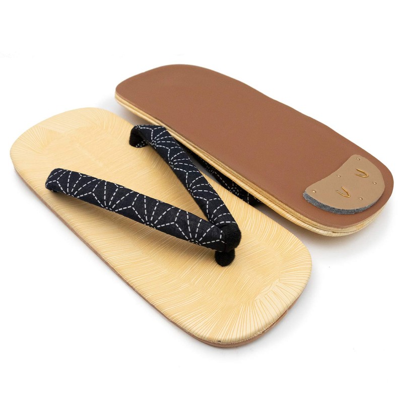 Kyoetsu Men's Tatami Cloth, Japanese Pattern, Thong, 04