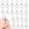 Key Chain Clip Hook, 20Pcs Zinc Alloy Swivel Clasps Lanyard