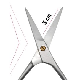 Tijera Profesional de Acero Inoxidable para Bigote y Barba | Tijera para barbero, peluquero