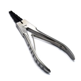 AAProTools Stainless Steel Ring Opening Pliers - Medium 6" Black Rubber Tips