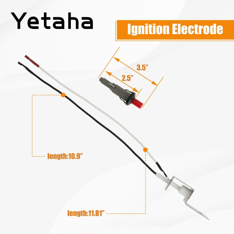 Yetaha Piezo Igniter Assembly Replacement Kit, Gas Grill Ignitor Push