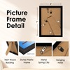FIXSMITH 5x7 Picture Frame, Black Photo Frame with HD Plexiglass,