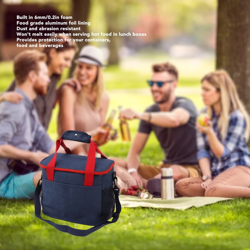 Large Lunch Bag Thickening Waterproof Heat Insulation Leakproof Freezable Cooler