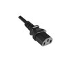 Power cord YP-32/YC-12, 0.75mm², VDE, 0.75m