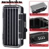 Black XXL Large Security Lock Box,Clear Outdoor Waterproof Travel 4-Digit