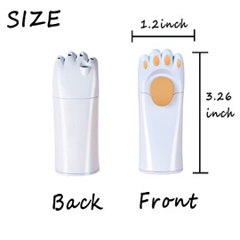 MYCHUS Windproof Lighter, Cool, Cute Cat Paw Design, Fillable, Adjustable, Butane Lighter, Gift for Men（No Gas）