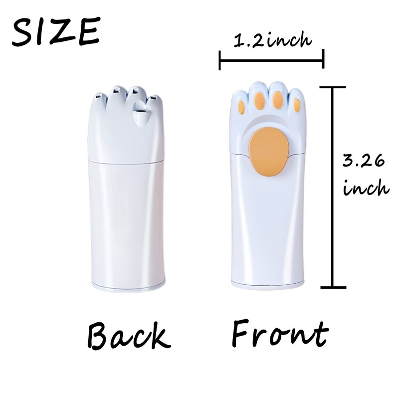 MYCHUS Windproof Lighter, Cool, Cute Cat Paw Design, Fillable, Adjustable,