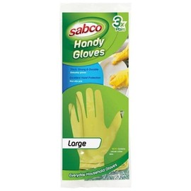 Sabco Handy Gloves, Large (Pack of 3)