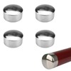 4pcs Handrail End Caps,Hand Railing End Plugs,Stainless Steel Handrail Fixing