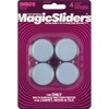 MAGIC SLIDERS 4038 Series 1.5" Reusable Furniture Sliders | Heavy-Duty