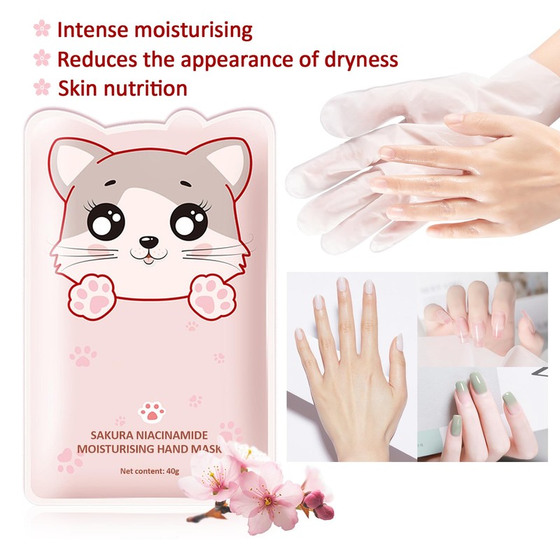 Hand Masks Moisturizing Gloves,6 Pairs Hydrating Hand Peel Masks Gift
