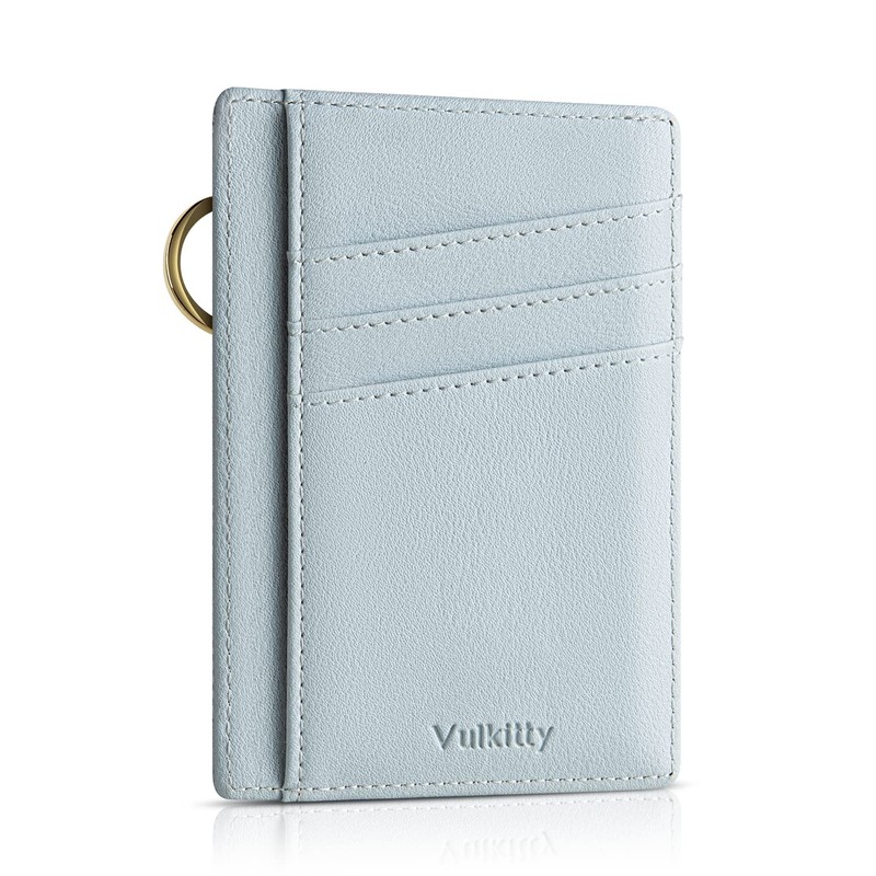 Vulkitty Women Wallet RFID Credit Card Holder Slim Front Pocket