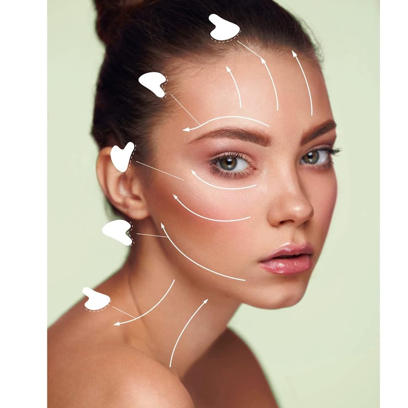 Gua Sha, Premium Gua Sha Stone, Guasha for Face Upgraded,