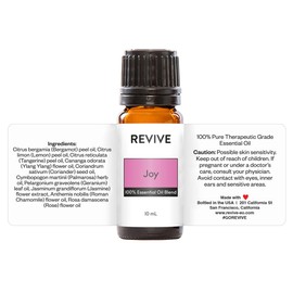 Joy Essential Oil Blend by Revive Essential Oils - 100% Pure Therapeutic Grade, for Diffuser, Humidifier, Massage, Aromatherapy, Skin & Hair Care